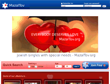 Tablet Screenshot of mazaltov.org